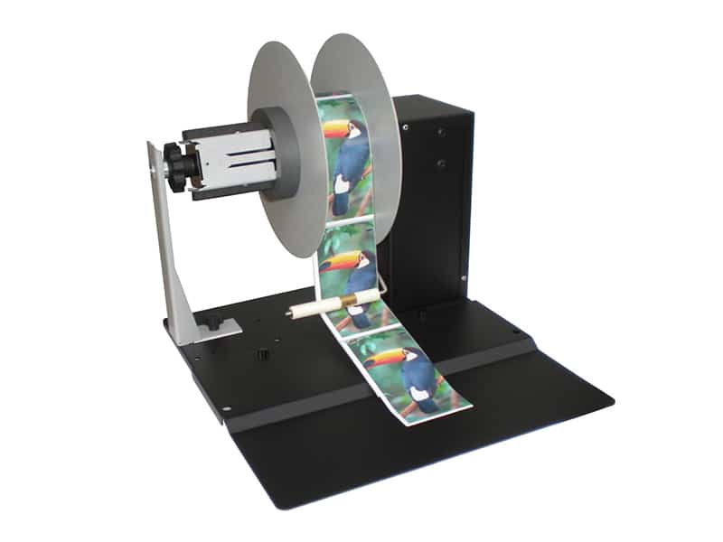 Dérouleur - enrouleur d'étiquettes 350mm pour imprimantes pro